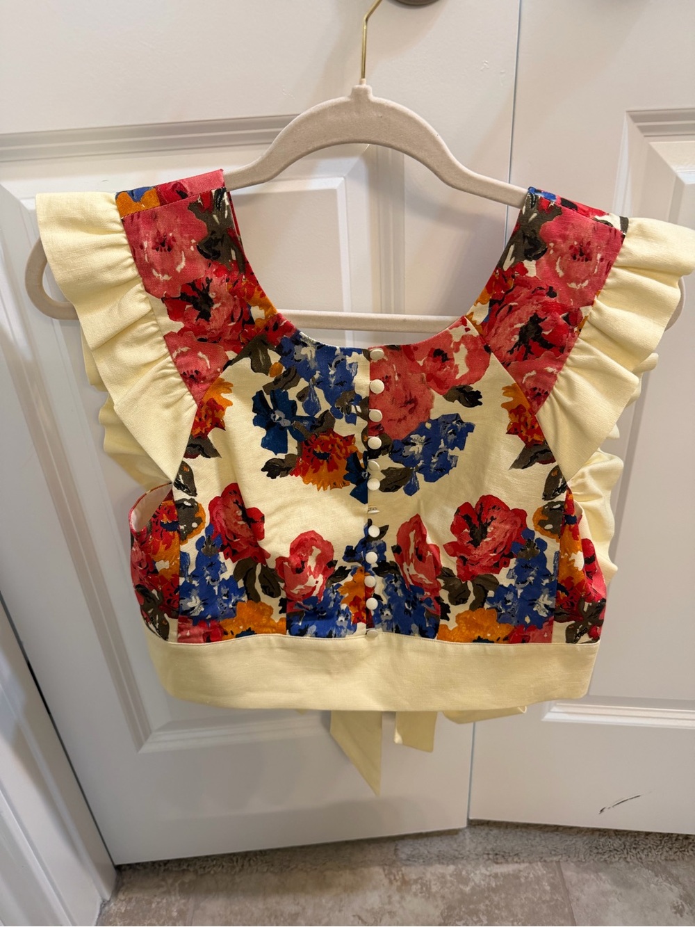 Danina Maxi Roses Sezane Blouse